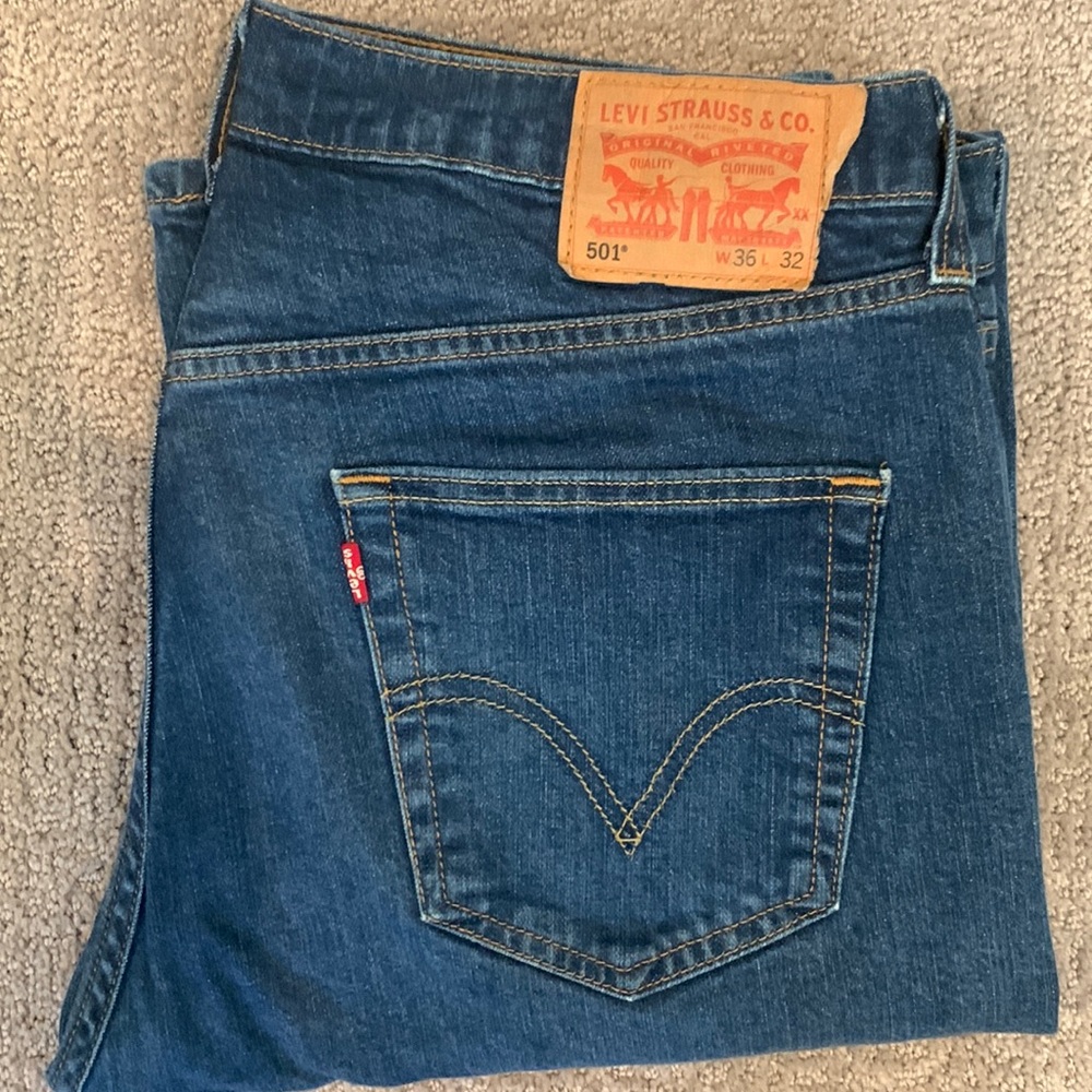Levi’s Button Fly 501 Jeans